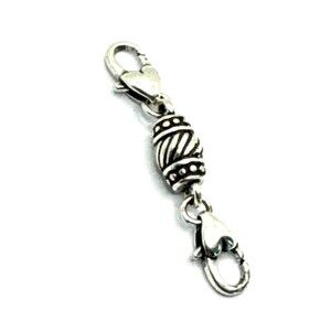 Brighton Barrel Silver Extender Bracelet/Necklace 2 Inches